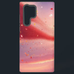 Sparkling Heart and Sunset Phone Case<br><div class="desc">A dreamy and romantic phone case featuring countless little hearts floating in a shimmering sunset sky. The dazzling streaks of light represent a heartwarming world of love and hope. This design is perfect for bringing a little joy to your day and makes a wonderful gift for someone special.</div>