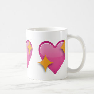 Sparkling Heart Emoji Coffee Mug