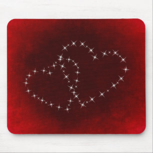 Sparkling Heart Mouse Pad