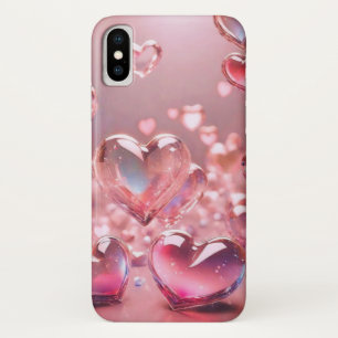 Sparkling Hearts: Crystal iPhone Case
