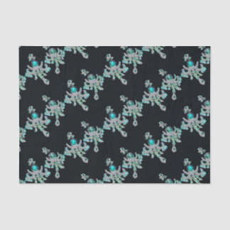 Sparkling jewelled decoupage tissue paper