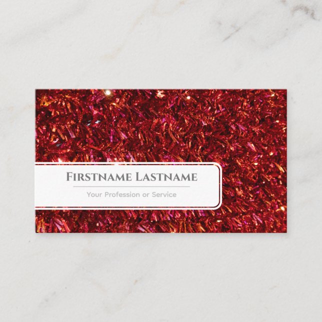 Sparkling lights bokeh professional Event Managers Business Card (Front)