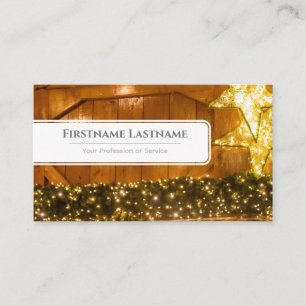 Sparkling lights bokeh professional Event Managers Business Card