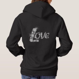Sparkling Love Crystal Hoodie