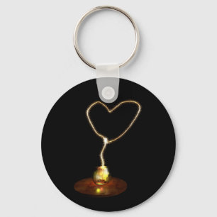 sparkling love key ring