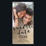 Sparkling Love Save The Date Photo Cards<br><div class="desc">These chic and modern photo cards stylishly request your guests to save the date for your big day. Available in other colours (custom colour requests are welcome!).</div>