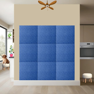 Sparkling Luxury Blue Glitter Ceramic Tile