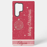 Sparkling Merry Christmas Ornament