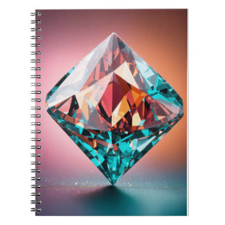 "Sparkling Moments: Diamond-Inspired Photo Noteboo Notebook