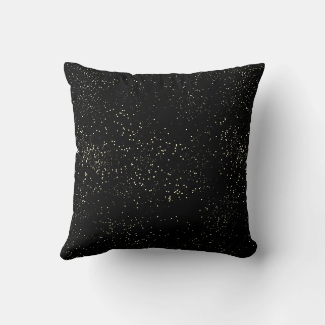 Sparkling Night Sky Cushion (Back)