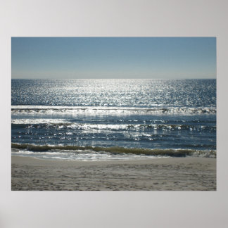 Sparkling Ocean Poster
