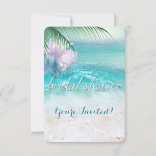 SPARKLING OCEAN WATERS Bridal Shower Invitation
