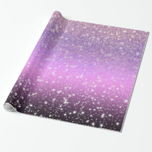 Sparkling Ombre shower in Pink Wrapping Paper