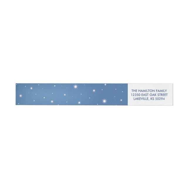 Sparkling Peace on Earth Return Address Label (Individual)