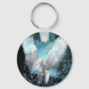 Sparkling Pegasus Key Ring