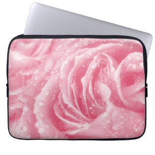 Sparkling Pink Rose Laptop Sleeve