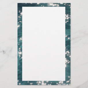 Sparkling Pool Water Background Stationery