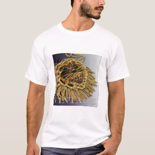 Sparkling Rhinestone Lion Shirt