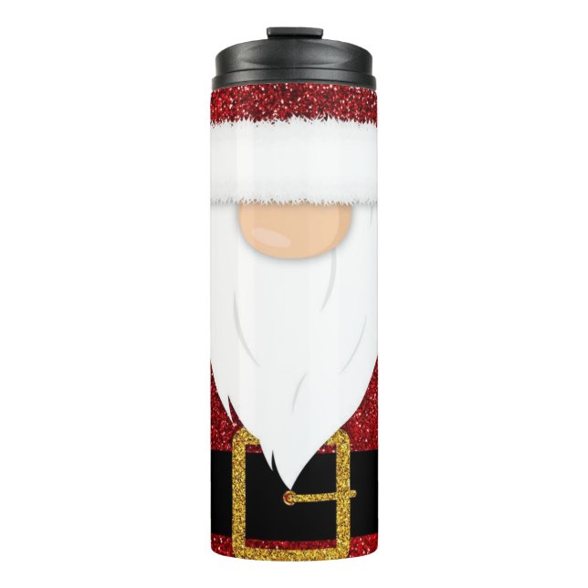 Sparkling Santa Magic Thermal Tumbler (Front)