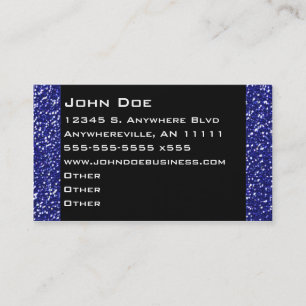 Sparkling Sapphire Business Card
