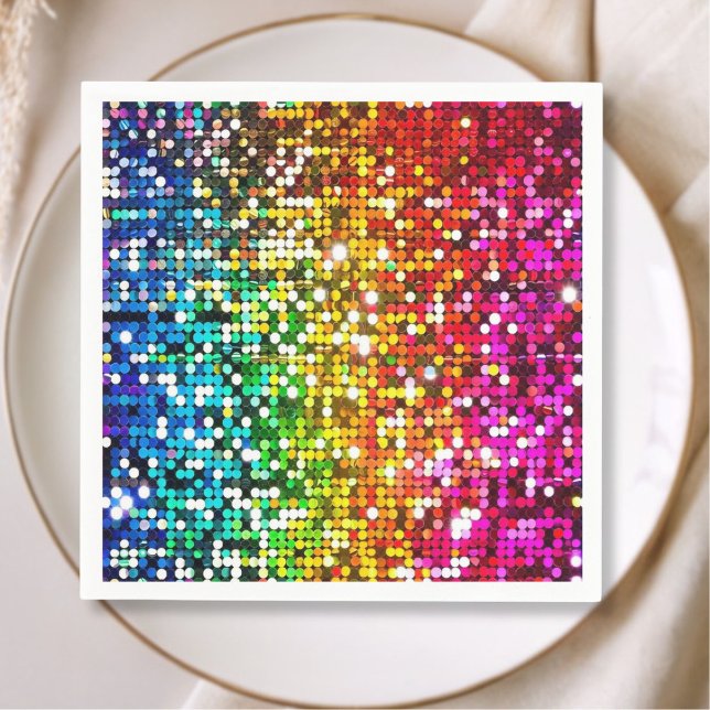 Sparkling Sequins  Napkin (Creator Uploaded)