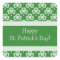Sparkling Shamrocks Pattern Stickers