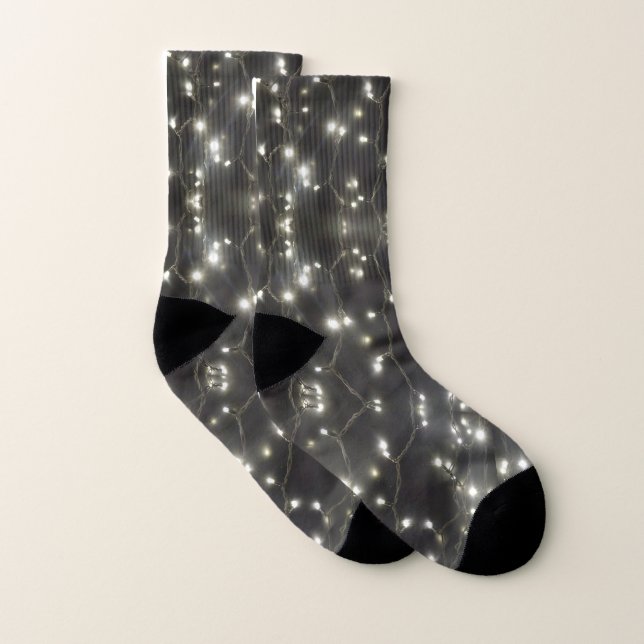 Sparkling Silver Lights Socks (Pair)