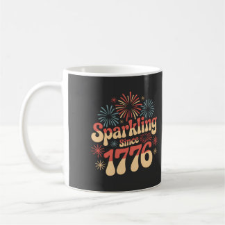 Sparkling Since 1776 4th of July Patriotic Coffee Mug