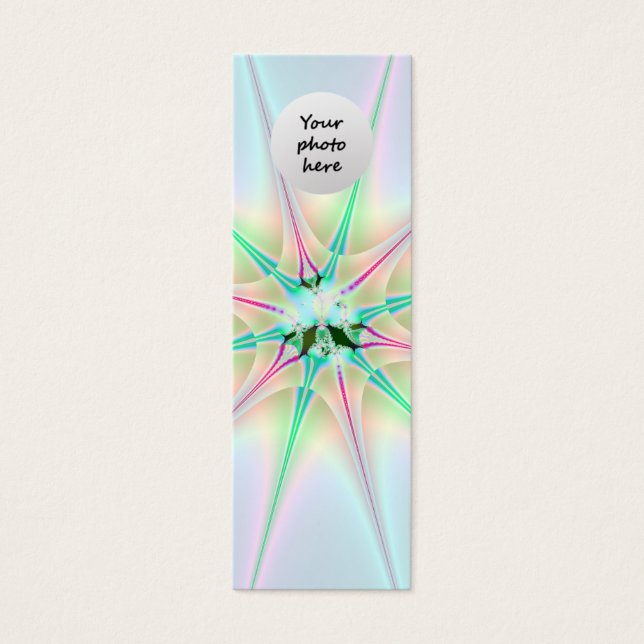 Sparkling Star Bookmark Templates (Front)