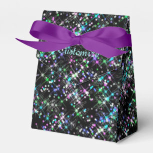 Sparkling Star Dust Tent Favour Box