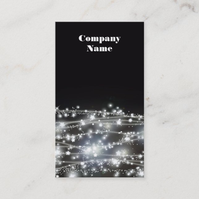 Sparkling Stars Business Card (Front)