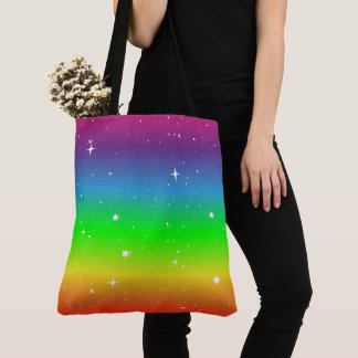 Sparkling Summer Rainbow Tote Bag