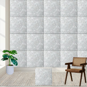 Sparkling White Terrazzo Ceramic Tile