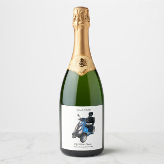 Sparkling Wine Bottle Labels (10.2 cm x 8.9 cm)