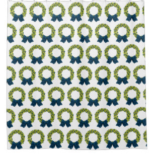 Sparkling Wreath - Multiple Colour Options Shower Curtain