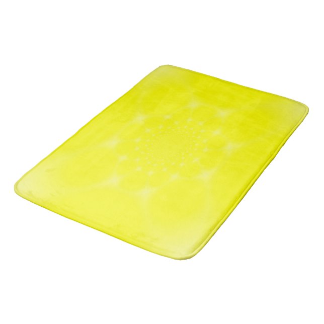 Sparkling Yellow Bath Mat (Angled)