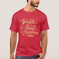 Sparkly And Shine It's Christmas Time Glitter Xmas