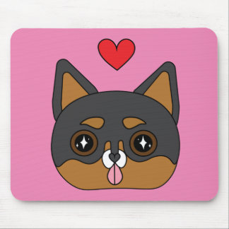 Sparkly chihuahua mouse pad