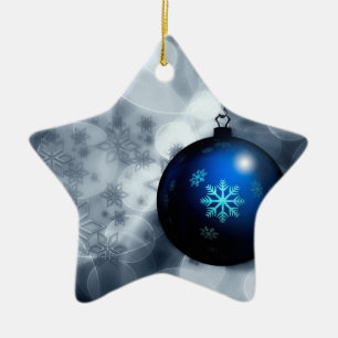 Sparkly Christmas Ceramic Tree Decoration