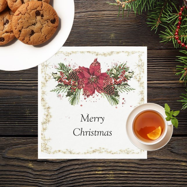 Sparkly Christmas Napkins (Creator Uploaded)