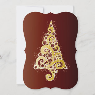 Sparkly Christmas Tree Holiday Card