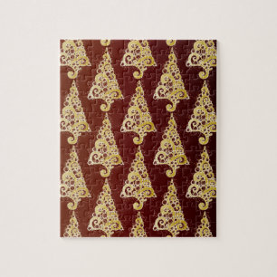 Sparkly Christmas Tree Jigsaw Puzzle