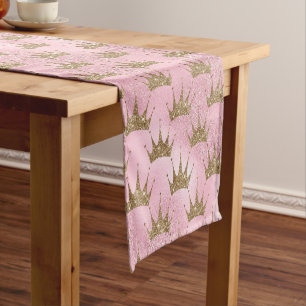 Sparkly Crown  Short Table Runner