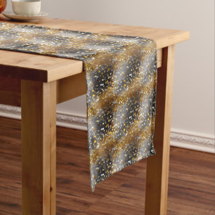Sparkly Decorative Gold & Silver Long Table Runner