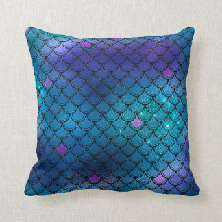 Sparkly Glitter Mermaid Cushion
