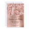 Sparkly Glittery Rose Gold Glam 15th Birthday