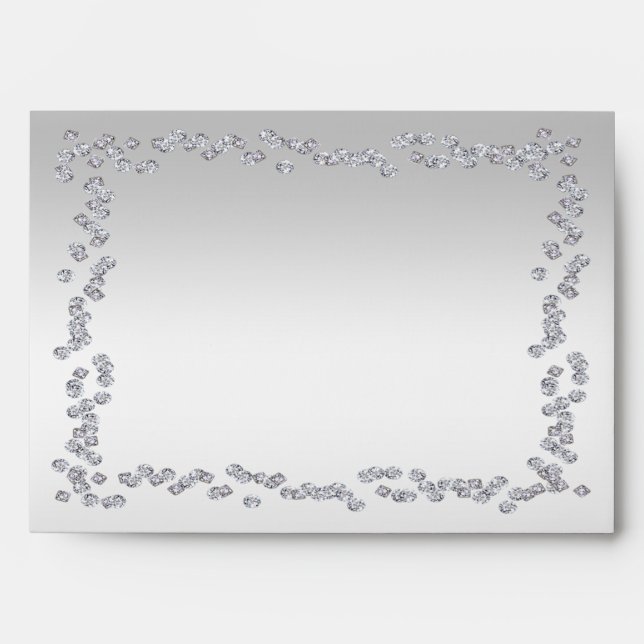 Sparkly Glitzy Diamonds Envelopes (Front)