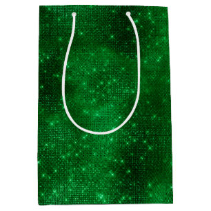 Sparkly Green Foil Medium Gift Bag