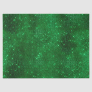 Sparkly Green Foil Tissue Paper