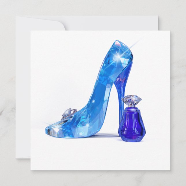 Sparkly high hills card (Front)